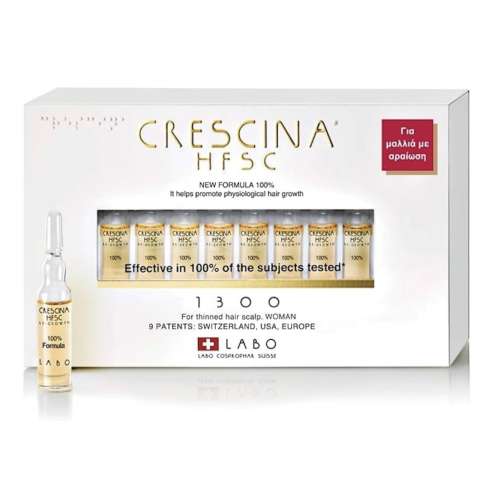 CRESCINA Transdermic 1300 Re-Growth HFSC Woman 20 ampoules x 3,5 ml
