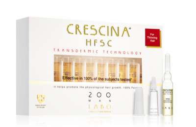 CRESCINA Transdermic 200 Re-Growth Man Ampule pro stimulaci přirozeného růstu vlasů u mužů 20 x 3,5 ml