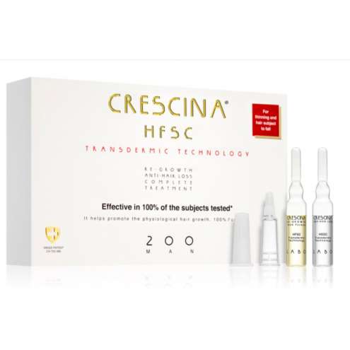 CRESCINA Transdermic 200 Re-Growth and Anti-Hair Loss MAN Комплексное лечения от выпадения волос, 20 ампул х 3,5 мл