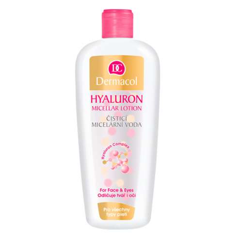 DERMACOL Hyaluron Cleansing micellar lotion Очищающая мицеллярная вода с гиалуроновой кислотой, 400 мл