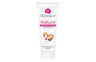 DERMACOL Natural almond hand cream - Výživný krém na ruce s přírodním mandlovým olejem a glycerinem, 100 ml