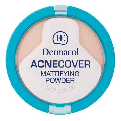 DERMACOL Acnecover Mattifying Powder - Kompaktní matující pudr na problematickou pleť č.1 Porcelain, 11 g
