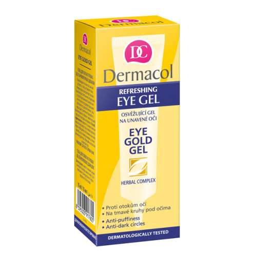 DERMACOL Eye Gold Gel - Oční gel na unavené oči, 15 ml