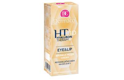 DERMACOL 3D Hyaluron Therapy - Remodelační krém na oči a rty, 15 ml