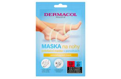 DERMACOL Feet Mask Exfoliating exfoliační maska na nohy v podobě ponožek 2 x 15 m