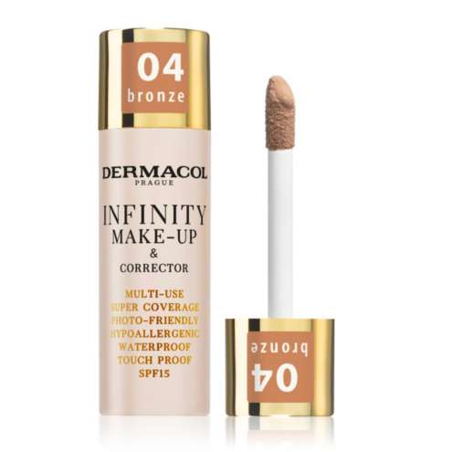 DERMACOL Multi-Use Super Coverage Waterproof Touch 04 Bronze. 20 g