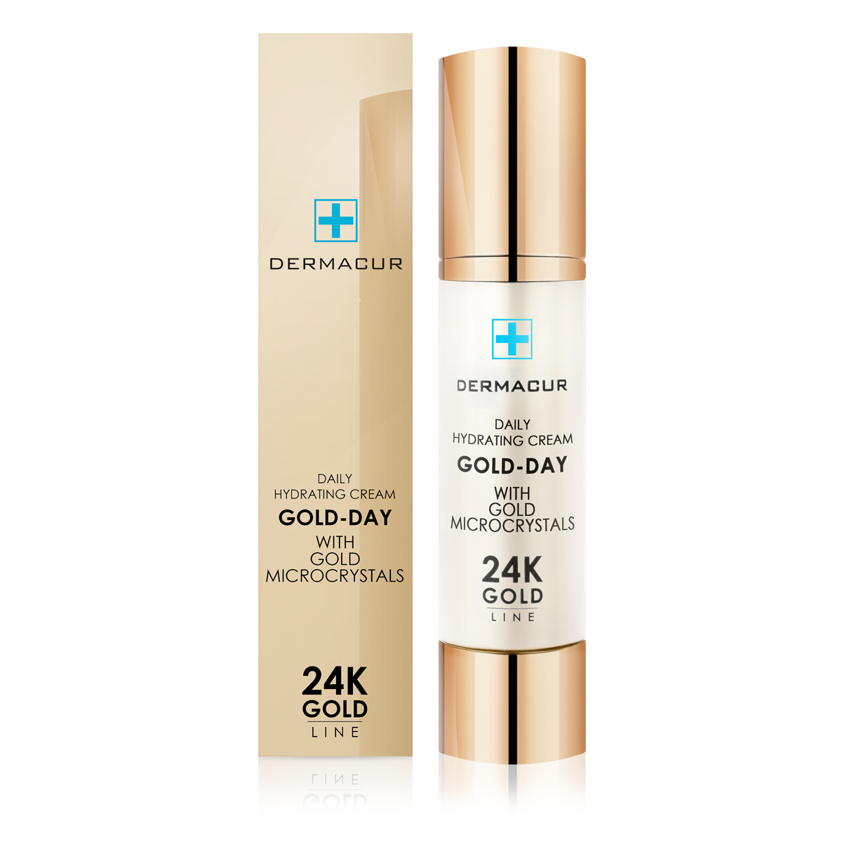 DERMACUR Gold Day - Hydrating сream with gold microcrystals, 50 ml |  StMaria.cz