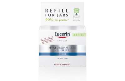 EUCERIN HYALURON-FILLER+3xEFFECT noč.kr.refill 50ml