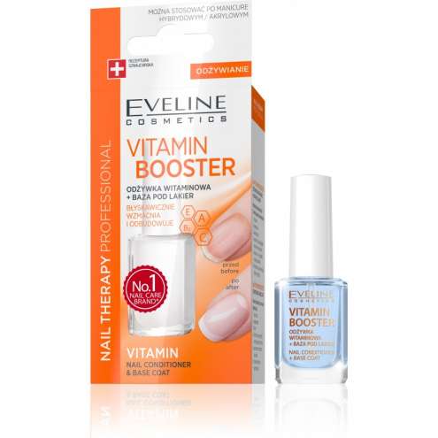 EVELINE SPA Nails Vitamin Booster 6v1 - Кондиционер для поврежденных ногтей, 12 мл