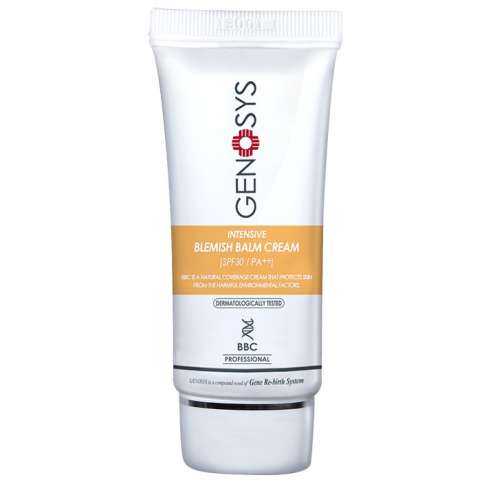 GENOSYS Blemish Balm Intensive Cream SPF 30 - Krém s krycím účinkem určený pro okamžitou hydrataci a ošetření zraněné kůže po estetických ošetřeních, 50 ml