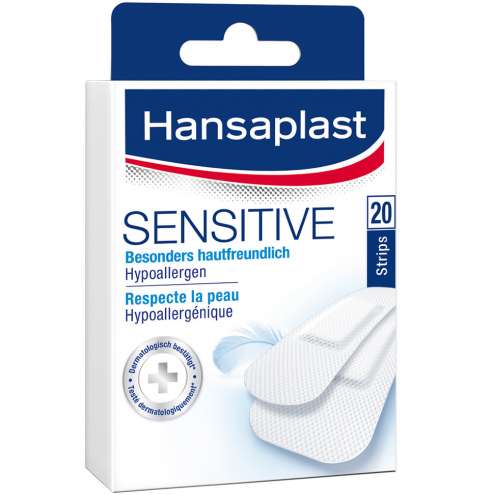 HANSAPLAST Sensitive - Náplast, 20 ks