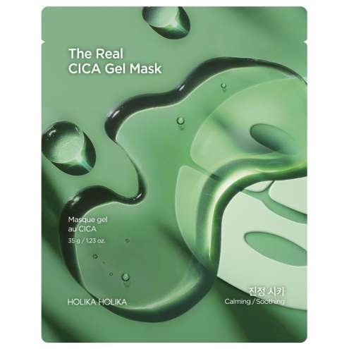 HOLIKA HOLIKA The Real Cica Gel Mask Gelová maska s centellou pro zklidnění a regeneraci pleti 35 g