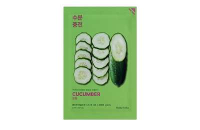HOLIKA HOLIKA Pure Essence Mask Sheet Cucumber Plátýnková maska s výtažkem z okurky pro hydrataci a zklidnění pleti 23 g