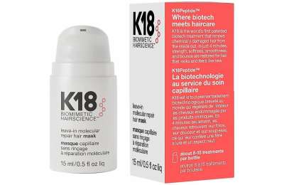 K18 Hair Molecular Repair Leave-in Mask - Несмываемая маска для волос, 15 мл