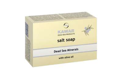 KAWAR - Мыло с солью и минералами мёртвого моря, 120 мл