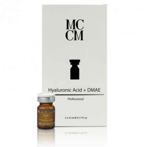 MESOSYSTEM MCCM Hyaluronic Acid + DMAE - Ampulky Kyselina hyaluronová 2,5% + DMAE 5%, 20x5 ml.