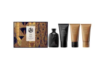 ORIBE Signature Travel Set 2026 – luxusní dárková sada na vlasy a tělo