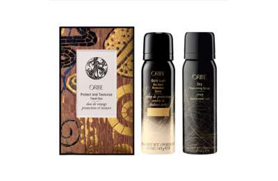 ORIBE Protect and Texturize Travel Duo – cestovní sada pro tepelnou ochranu a objem vlasů