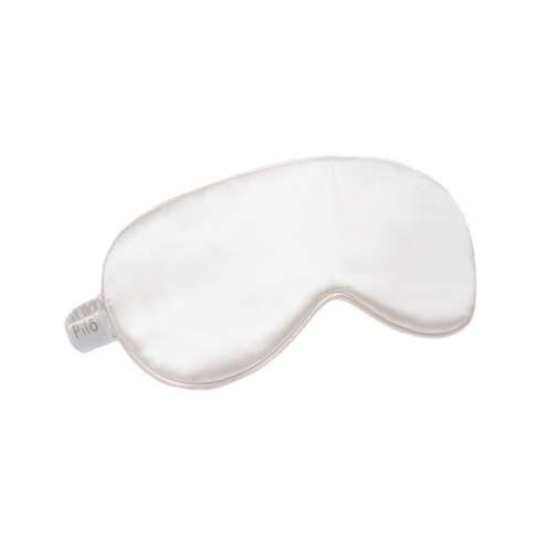 Pilō Silk Sleeping Mask Ivory White 24 x 11 cm