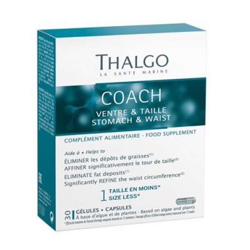 THALGO Coach Stomach and Waist - Zeštíhlující tablety na břicho a pas, 30 tablet