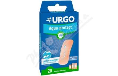URGO Aqua protect - водоотталкивающий антисептический пластырь,  20 шт.