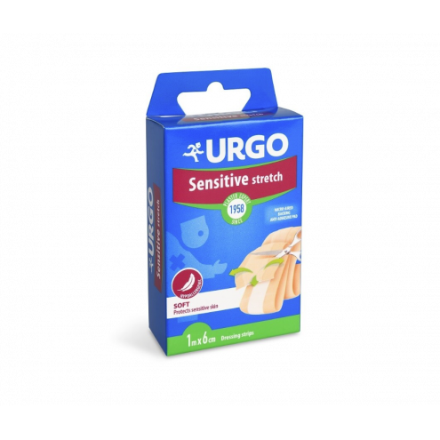 URGO SENSITIVE Пластырь для чувствительной кожи 1м x 6 см