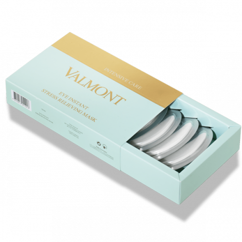 VALMONT Eye Instant Stress Relieving Mask Box - Антистресс маска-патч для кожи вокруг глаз, 5 пар патчей x 3,3 мл.