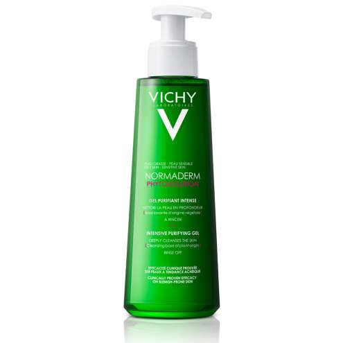 VICHY NORMADERM - Intenzivní čisticí gel pro pleť se sklonem k akné, 200 ml.