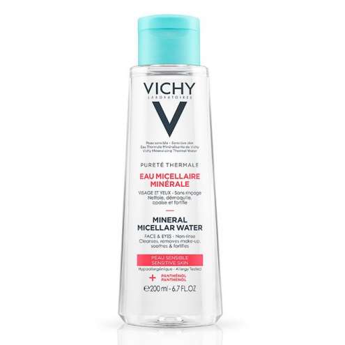VICHY PURETE THERMALE - Мицеллярная вода с минералами для чувствительной кожи, 200 мл.