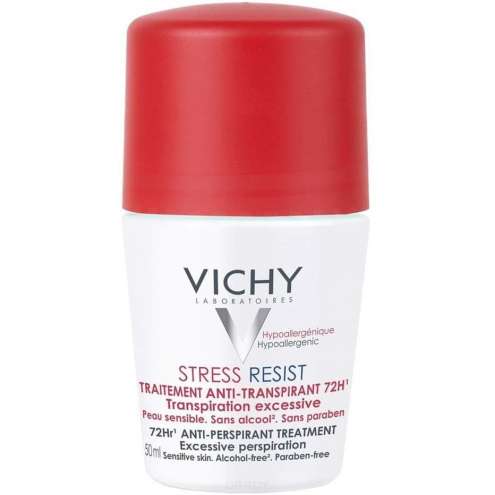 VICHY DEODORANT - Stress Resist Roll-on se 72h výdrží proti nadměrnému pocení, 50 ml.