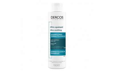 VICHY DERCOS - Успокаивающий шампунь без сульфатов для нормальных и жирных волос, 200 мл.