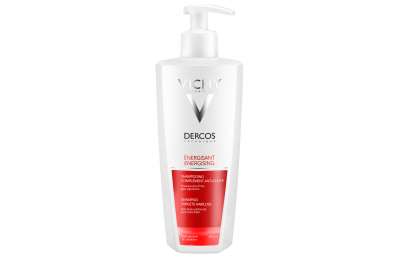 VICHY DERCOS - Posilující šampon - doplněk kúry proti vypadávání vlasů, 400 ml.