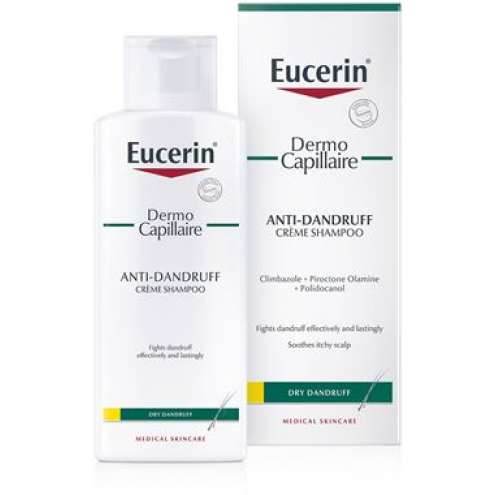 EUCERIN DermoCapillaire - Krémový šampon proti suchým lupům, 250 ml