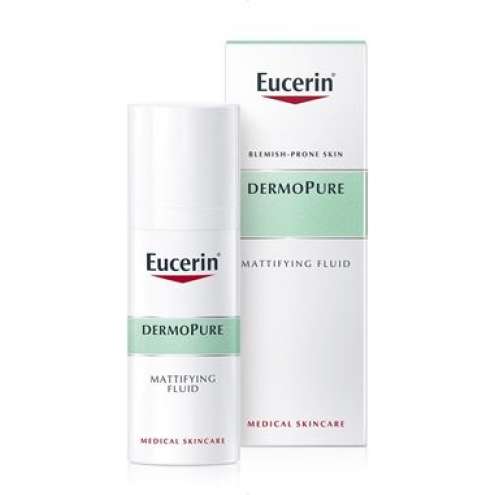 EUCERIN DERMOPURE - Увлажняющий матирующий флюид для проблемной кожи, 50 мл