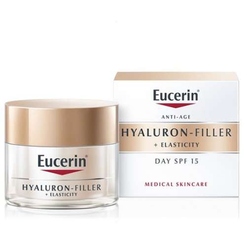 EUCERIN Hyaluron-Filler + Elasticity - Denní krém SPF 15, 50 ml