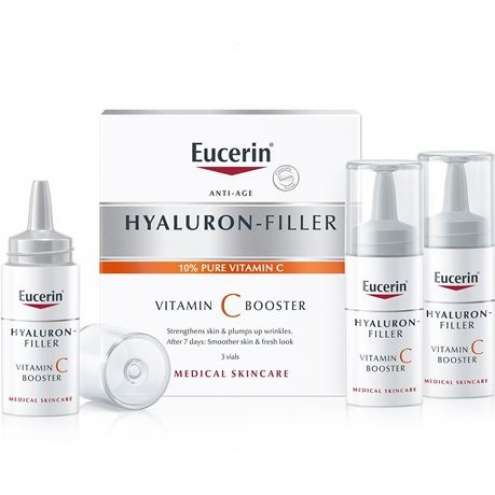 EUCERIN Hyaluron-Filler - Витамин C бустер, 3*8 ml