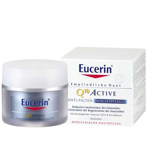 EUCERIN Q10 ACTIVE - Regenerační noční krém proti vráskám, 50 ml