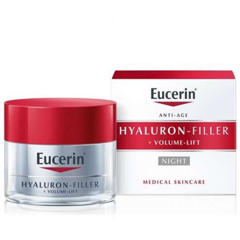 EUCERIN Hyaluron-Filler + Volume-Lift - Noční krém, 50 ml