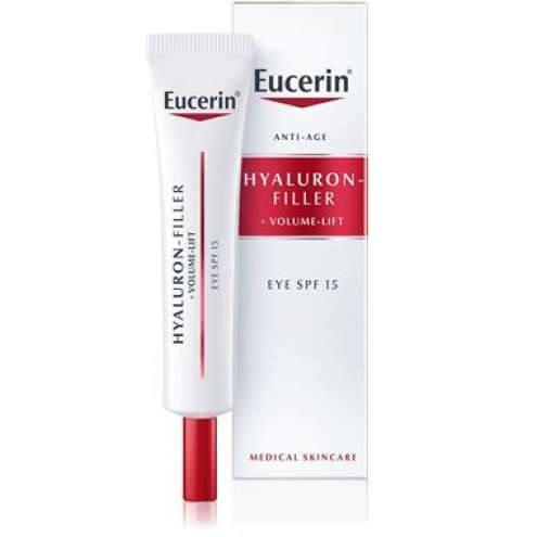 EUCERIN Hyaluron-Filler + Volume-Lift - Oční krém SPF 15, 15 ml