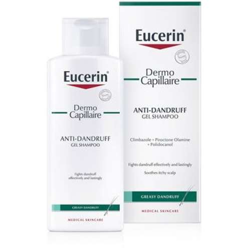 Eucerin DermoCapillaire - Гель-шампунь против жирной перхоти, 250 мл