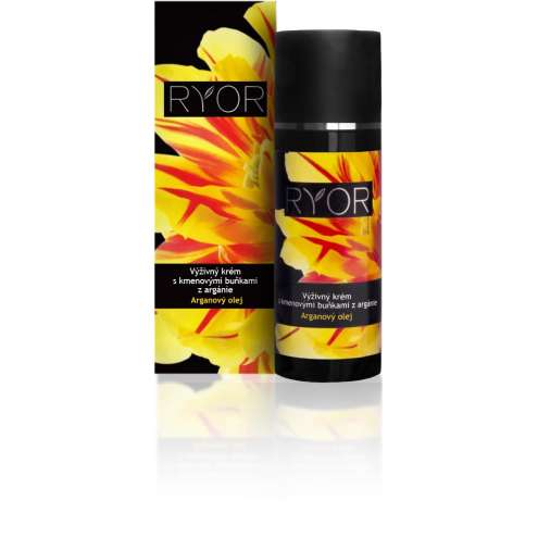 RYOR Argan oil - Výživný krém s kmenovými buňkami z argánie, 50 ml.