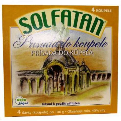 Solfatan přísada do koupele 4x100g