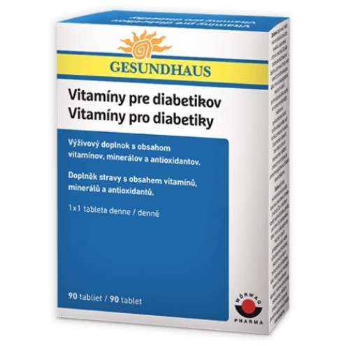 GesundHaus Vitaminy pro diabetiky 90 tablet