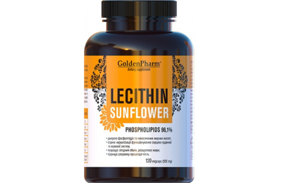 Lecitin slunečnicový 562 mg Golden Farm 120 kapslí 