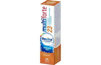 Revital Multi forte Мультивитамин со вскусом апельсина 20 шипучих таблеток
