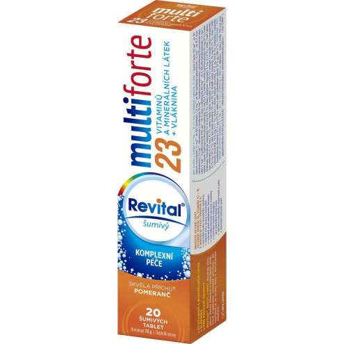 Revital Multi forte Мультивитамин со вскусом апельсина 20 шипучих таблеток