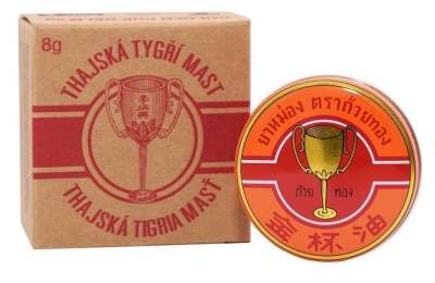 THAJSKÁ  tygří mast Golden Cup Balm 8g