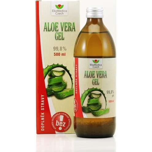 EKOMEDICA Aloe vera Gel 99,8%, 500 ml.
