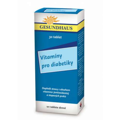 GesundHaus Vitaminy pro diabetiky 30 tablet
