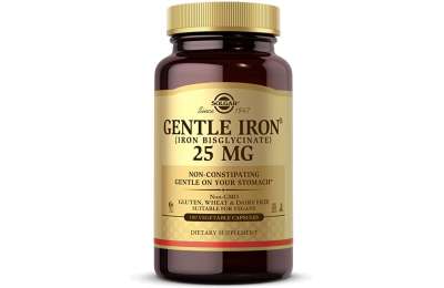 Solgar Gentle Iron Železo 25 mg 180 kapslí